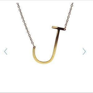 🎉💕 SALE ▶️ 18K Gold Plated J Necklace